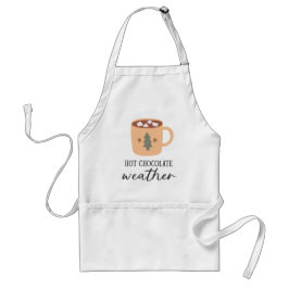 Avental Feriado Festivo do Chocolate Quente