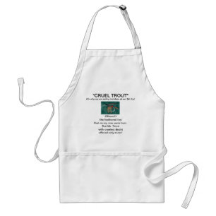 Avental "Ferro Azul Dun Wet Fly-Cruel Trout" Apron