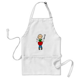 Avental Figuras de palito fazendo churrasco Camisetas e pr