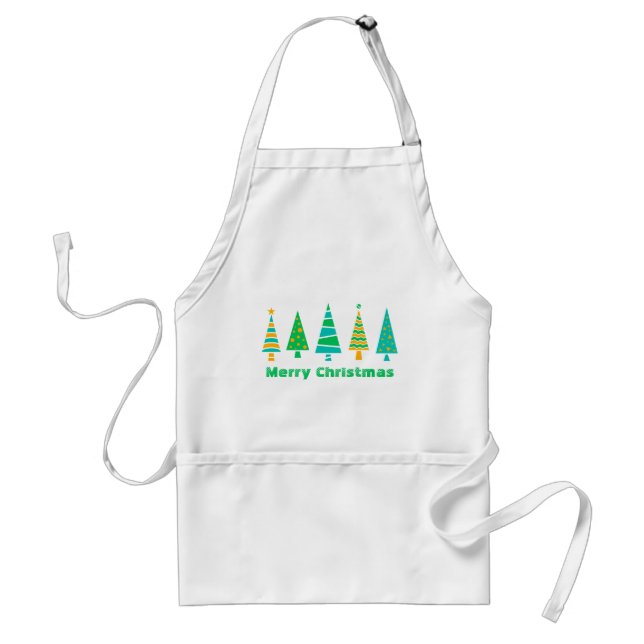 Avental Fir Trees Christmas Apron (Frente)