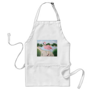 Avental Flamingo no Apron Marsh