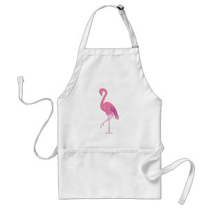 Avental flamingo rosa bonito