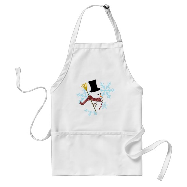 Avental flocos de neve do boneco de neve (Frente)