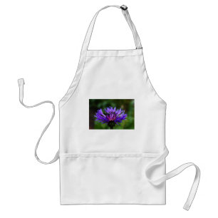 Avental Flor de Centaurea Azul Florescem Paz Amor Destino