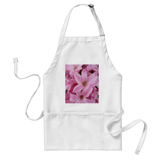 Avental flor de hyacinte rosa (Frente)