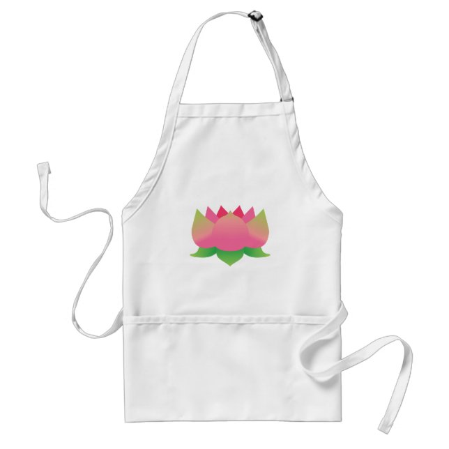 Avental Flor de Lotus Rosa (Frente)