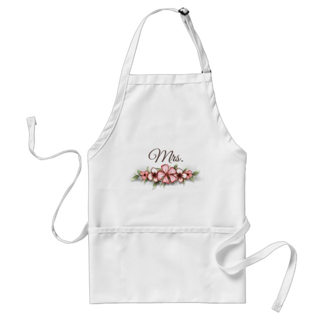 Avental Floral Bride Apron (Frente)