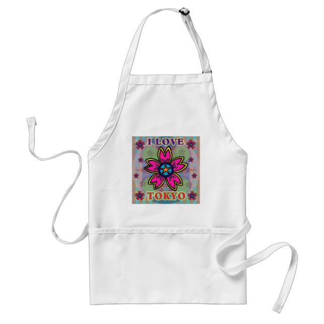 Avental Flores "I AMVE TOKYO" Apron (Frente)