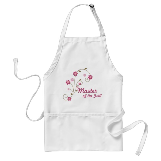 Avental Flores Rosa Apron (Frente)
