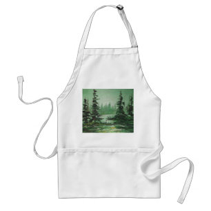 Avental Floresta Verde de Pintura Apron Ann Hayes