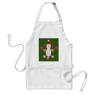 Avental Fofo de Natal Axolotl