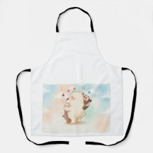 Avental fofo para melhor tempo de cozimento 🫶💗
