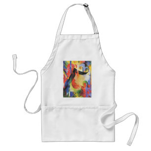 Avental Formas Quebradas por Franz Marc, Arte Abstrato Vin