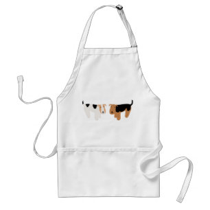 Avental Fox Terrier & galês Terrier do fio