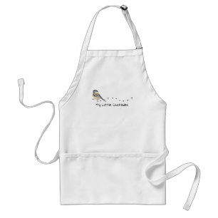 Avental Frio de frango bonito, pequenas pássaros