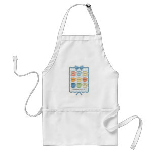 Avental Fruta do azul-espíritos