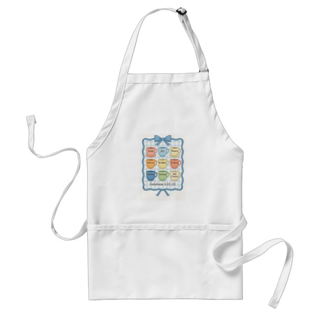 Avental Fruta do azul-espíritos (Frente)