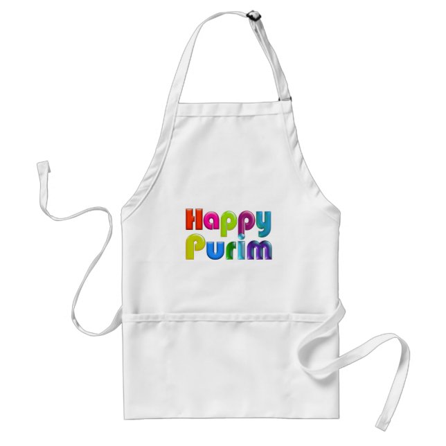 Avental funky FELIZ de PURIM (Frente)