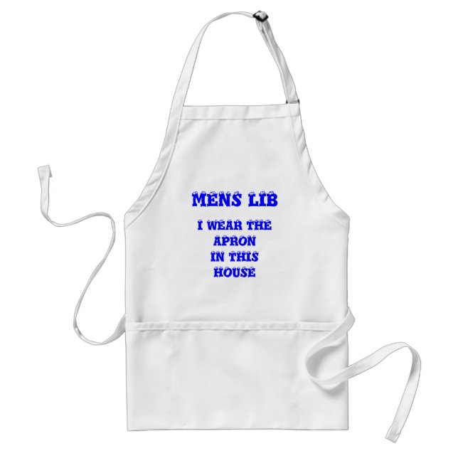 AVENTAL FUNNY APRONS, MEN'S LIB (Frente)