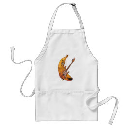 Avental Funny Banana Guitar Apron | Cartoon Cooking Apron