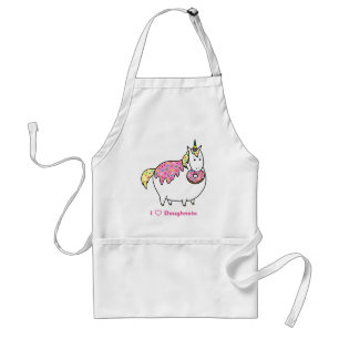 Avental Funny Fat Unicorn Come Sprinkle Doughnut