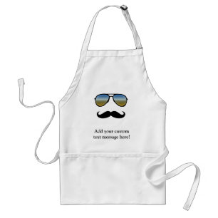 Avental Funny Retro Sunglasses with Moustache