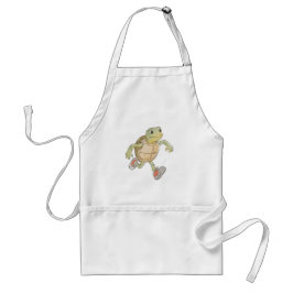 Avental Funny Running Turtle Cartoon Cooking Apron