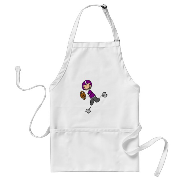 Avental Futebol de Boneco Roxo (Frente)
