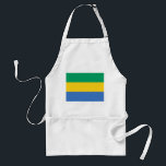 Avental Gabão Flag<br><div class="desc">Bandeira Patriótica do Gabão.</div>