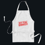Avental garantido o melhor bife do CHURRASCO para<br><div class="desc">Avental garantido o melhor bife do CHURRASCO para homens. Design vermelho do selo de Personalizable para amantes da carne. Ideia bonito do presente para o pai,  o tio,  o vovô etc.</div>