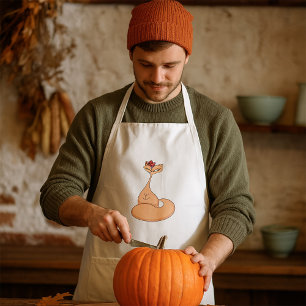 Avental Gato com Gatinho Kawaii Cute Flor