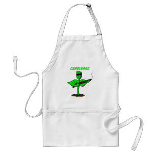 Avental Germinador cyborg planta engraçada desenho animado