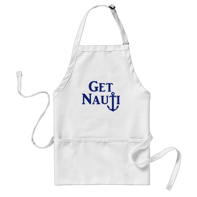 Avental "Get Nauti" Apron Náutico (Frente)