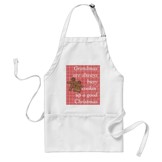 Avental GingerbreadCoupleApron-personalize (Frente)