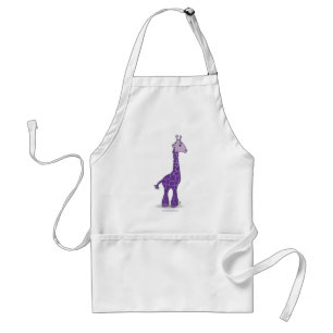 Avental Girafa roxo