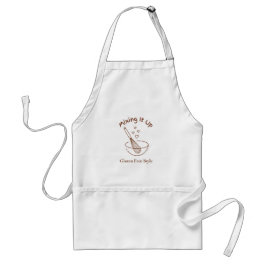 Avental Gluten Free Themed Apron - Misturando-o