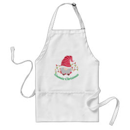 Avental Gnomie Christmas Apron