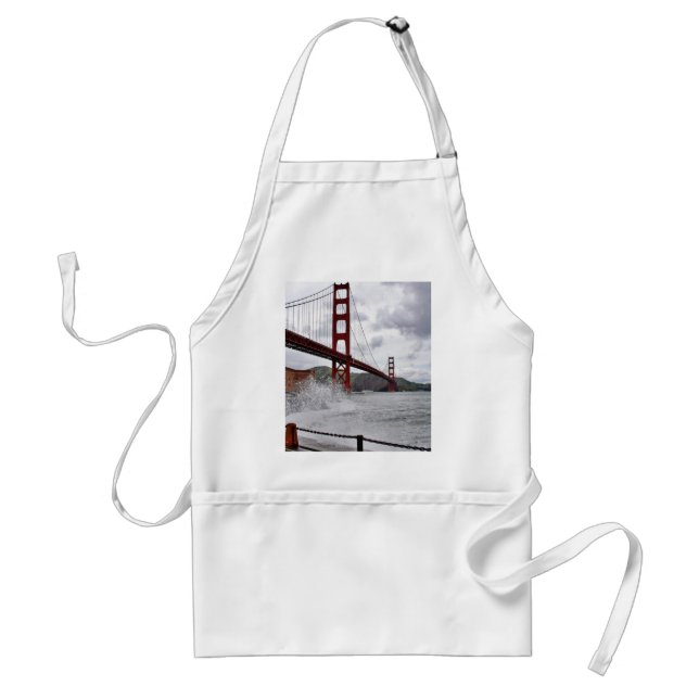 Avental Golden gate bridge em San Francisco visto do forte (Frente)