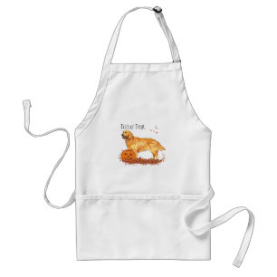 Avental Golden Retriever Halloween