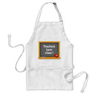 Avental Gourmets sabem que os professores têm aula!