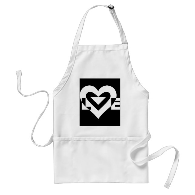 Avental Gráfico de Amor legal, Branco (Frente)