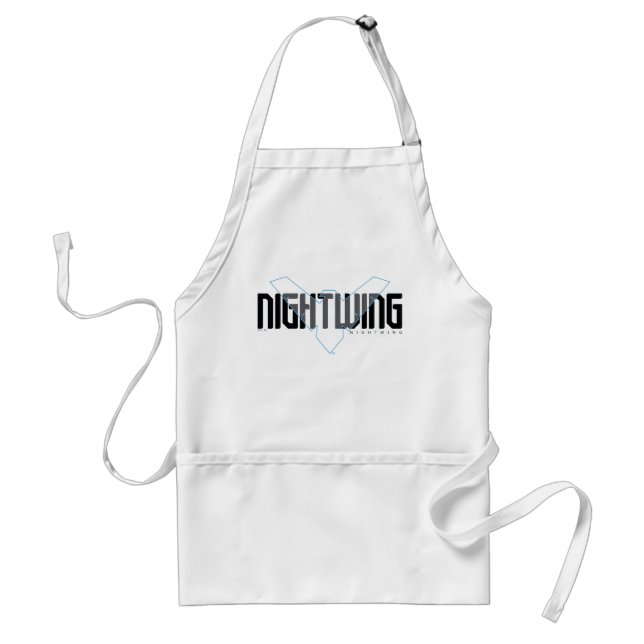 Avental Gráfico do nome Hi-Tech à noite (Frente)