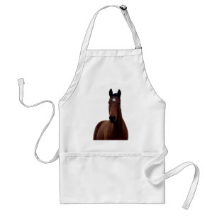 Avental Grande Cavalo Majestoso Marrom