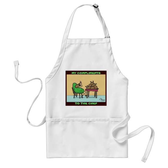 Avental "Green Weenii "My Compliments to the Chef" Apron (Frente)