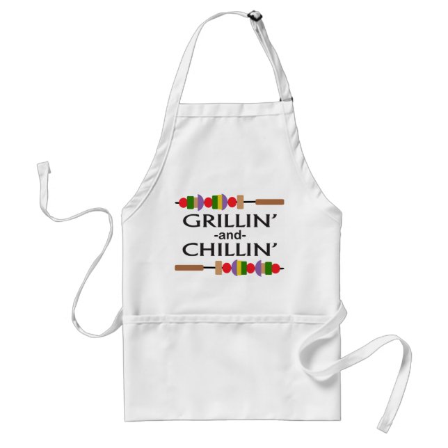 Avental Grillin e Chillin (Frente)