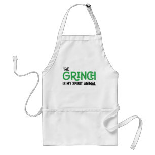 Avental Grinch é meu Animal Espiritual