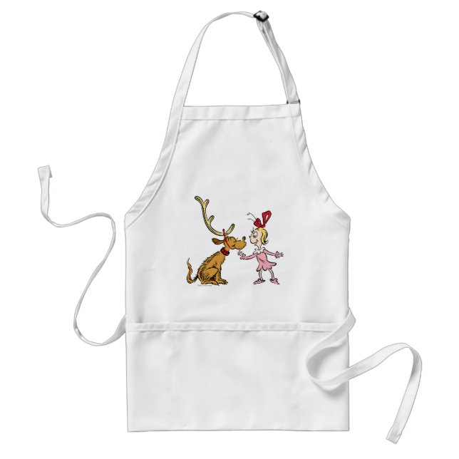 Avental Grinch | Max & Cindy Lou Quem (Frente)