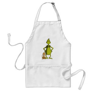 Avental Grinch Posição do Max e do Grinch