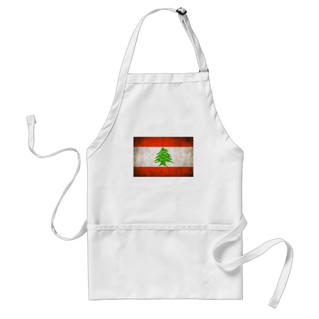 Avental Grungy Lebanon Flag (Frente)