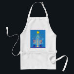Avental hanukkah menorah<br><div class="desc">"hanukkah menorah ", "feliz hanukkah",  menorah, "estrela de david", "chanukah jedesejo",  Hanukkah, "feriados judeus"chanukah,  hanukah,  chanukkah,  canukah,  chanukah,  hanuka,  hebrew,  jew, , ,  judaísmo,  menora,  ica, </div>